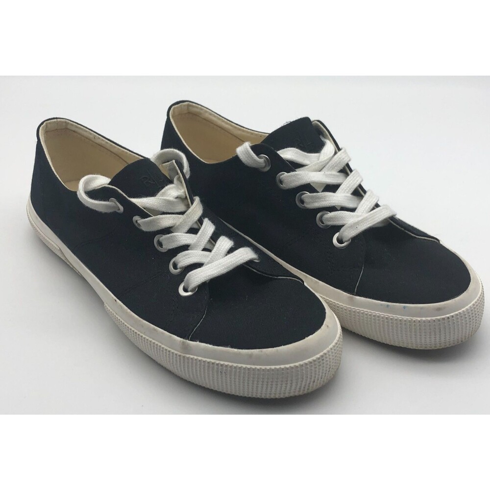 Lauren Ralph Lauren Jolie Sneakers Womens  Size 9 Black White Lace Up